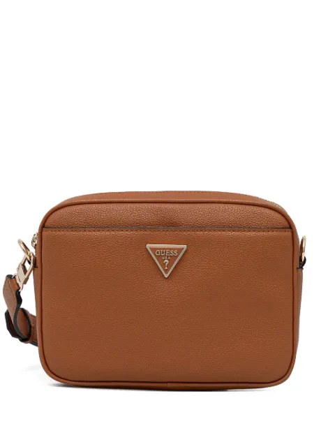 GUESS USA logo-plaque crossbody bag Brown HWBG6974140
