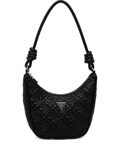 GUESS USA knot-detail shoulder bag Black HWQL9658180