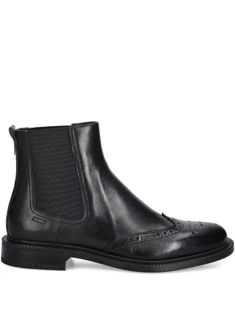 HUGO Lysander brogue-detail panel boots Black 50552617