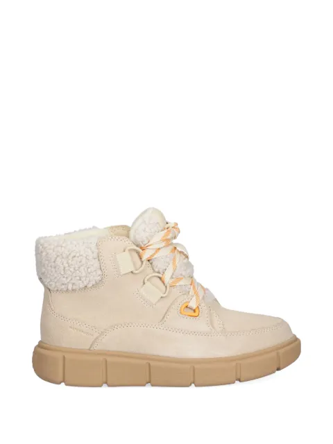 SOREL Explorer III faux-fur-trim lace-up boots Neutrals 2077961