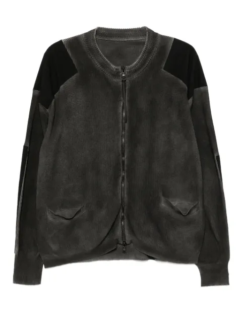 The Viridi-Anne object dyed cardigan Black VI385407