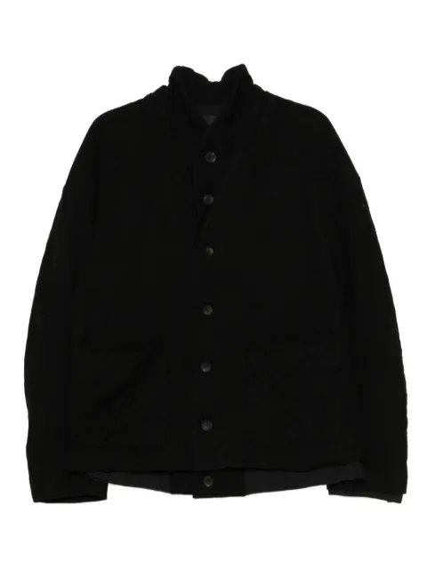 The Viridi-Anne embroidered twil blazer Black VI389806