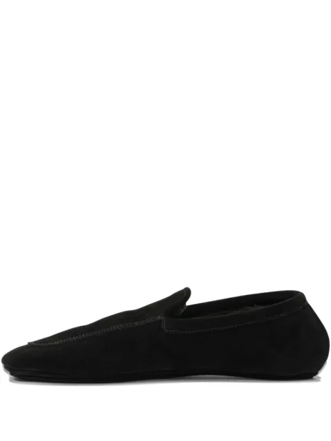 Henderson Baracco suede-leather loafers Brown PIEDATER413SUEDENERO