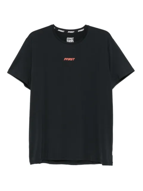Family First crew-neck logo performance top Black TKT2603