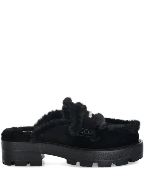 GUESS USA 45mm Yaneta logo mules Black FLFYATSUE06
