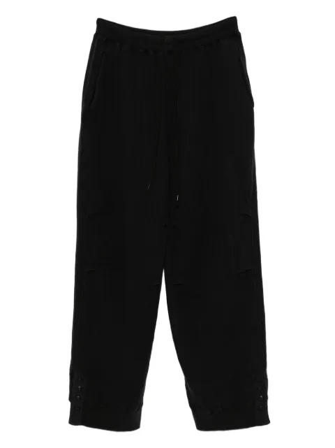 The Viridi-Anne puffer wide leg pant Black VI392804