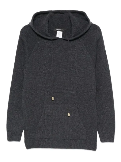 Fabiana Filippi wool blend hoodie Black MAD225F464N1280000