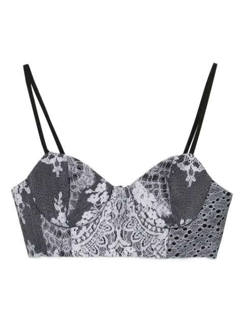 Quetsche lace corset Black QAW25T42