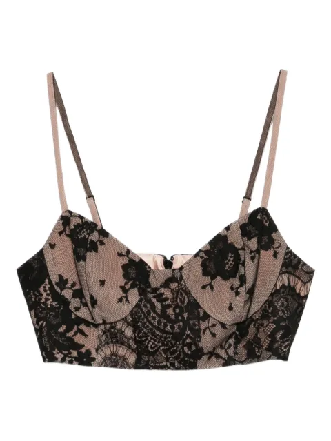 Quetsche lace corset Neutrals QAW25T41