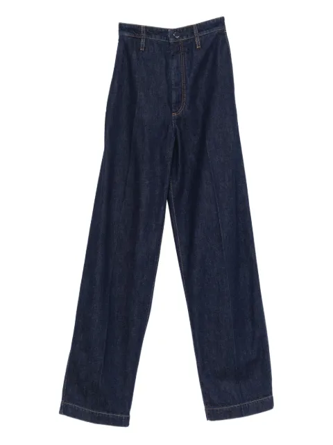 Sportmax decorative-stitching jeans Blue 2522186222600