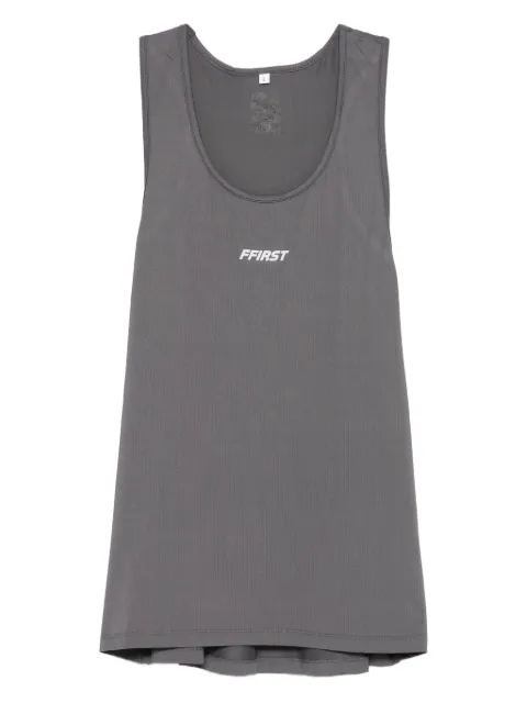 Family First logo performance top Grey TKT2601