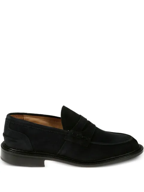 Tricker's James suede loafers Blue JAMESSUEDE