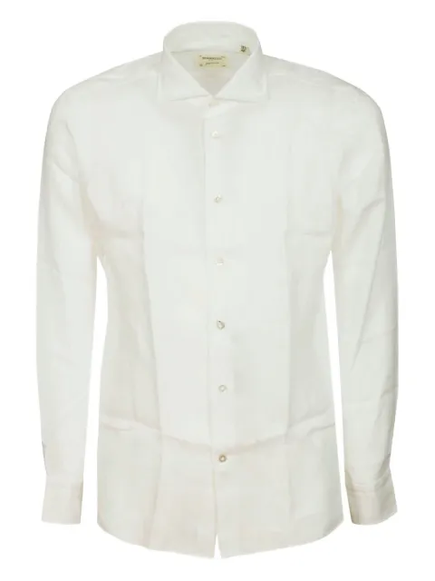 BORRIELLO NAPOLI linen shirt White 14028