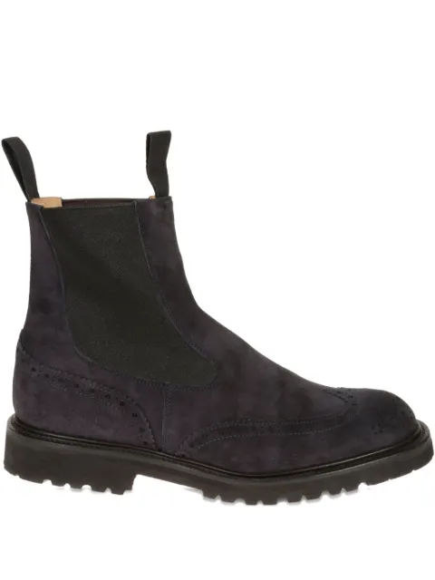Tricker's suede Chelsea boots Blue 275438