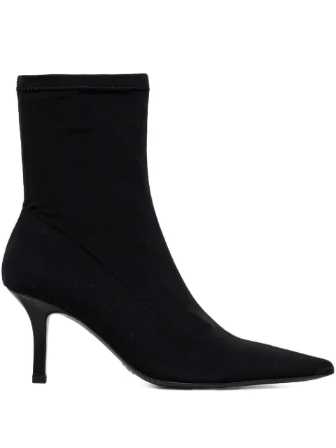 Patrizia Pepe 75mm Minimal Shape ankle boots Black 8Y0128J346