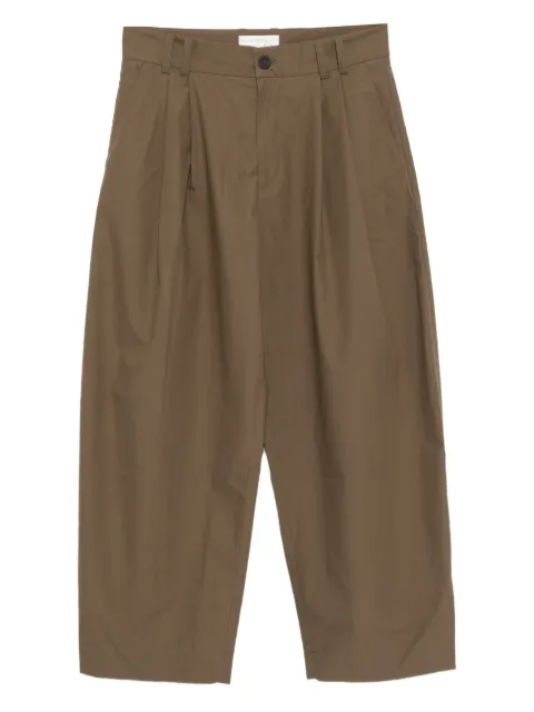 Studio Nicholson pleated yale trousers Brown YALESNM788
