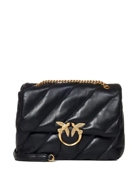PINKO large Love Puff quilted shoulder bag Black 100037A0F2