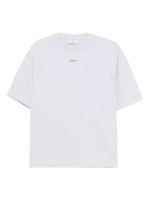 Off-White short-sleeved crew-neck T-shirt Grey OMAA120F25JER00D0846