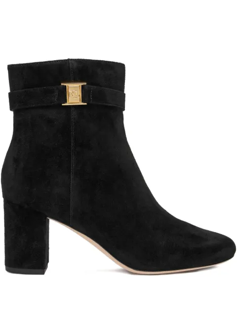 Lauren Ralph Lauren 70mm Kellie ankle boots Black 802967827001