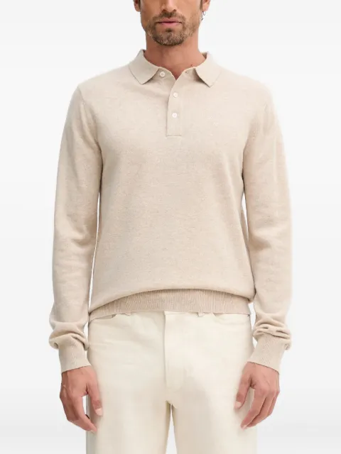 Barbour logo-embroidered polo shirt Neutrals MKN1670GY18