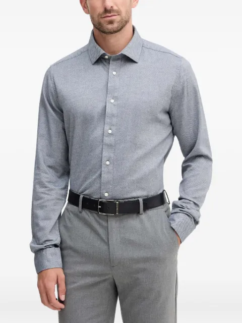 Barbour Elmfield logo-detail shirt Blue MSH5682NY91