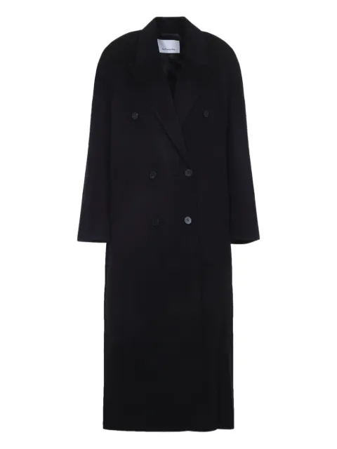 The Frankie Shop Gaia Double Breasted Coat Black COFS013901000