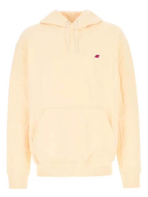 New Balance hooded pocket sweatshirt Yellow MT43546CAU