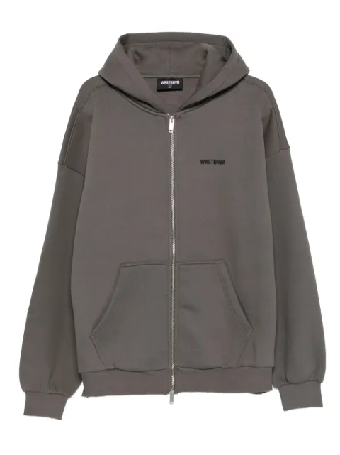 WRSTBHVR zip-up hoodie Grey U2225TT3070