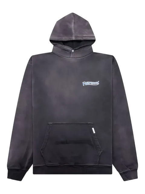 Represent logo-print hoodie Black MLM100373