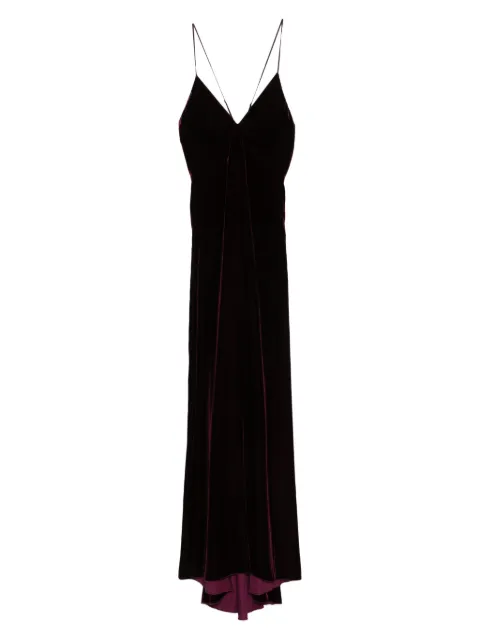 Forte Forte v-neck maxi dress Red 14351MYDRESS
