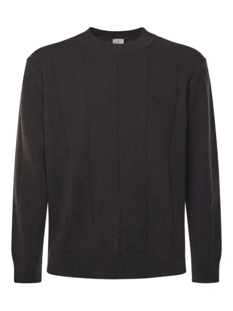 Eleventy ribbed crew-neck sweater Black L76MAGL04MAG0L00125