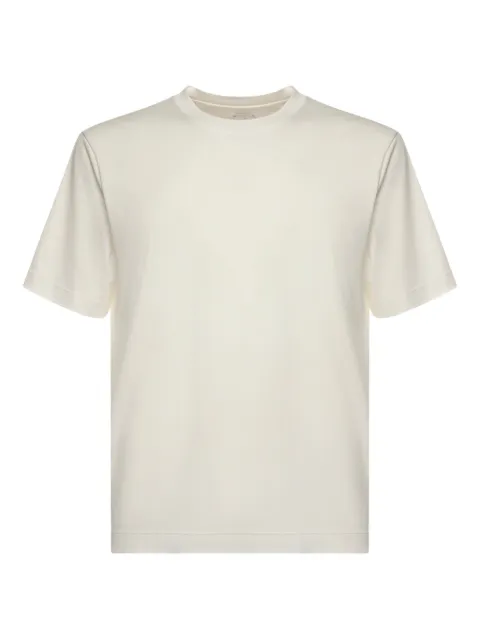 Eleventy crew-neck T-shirt White L75TSHK22TES0K035