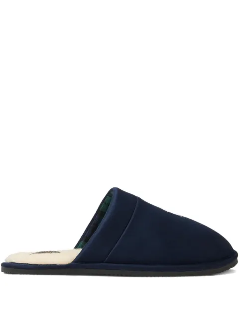 Polo Ralph Lauren Klarence embroidered slippers Blue 843981604002