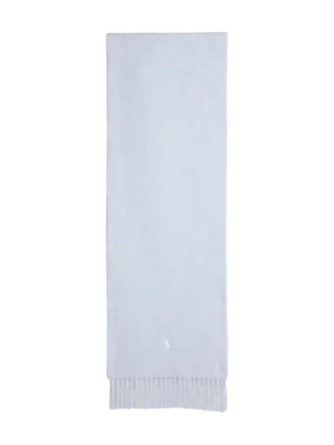 Polo Ralph Lauren fringed scarf Blue 455P03868004