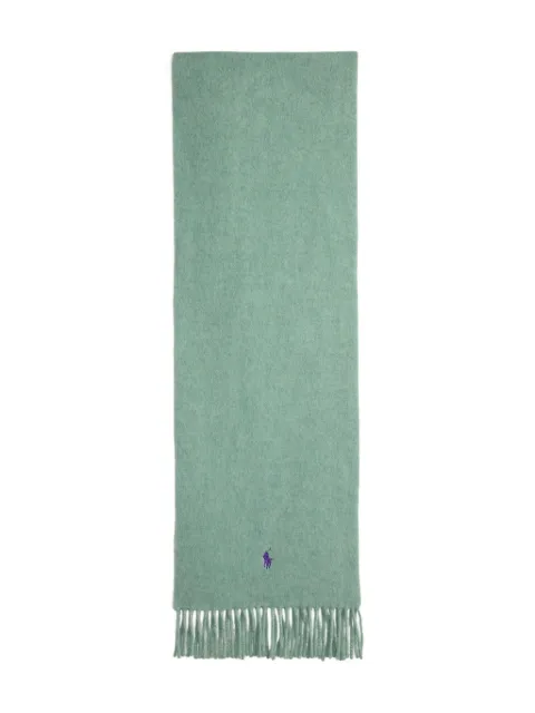 Polo Ralph Lauren fringed scarf Green 455P03868006