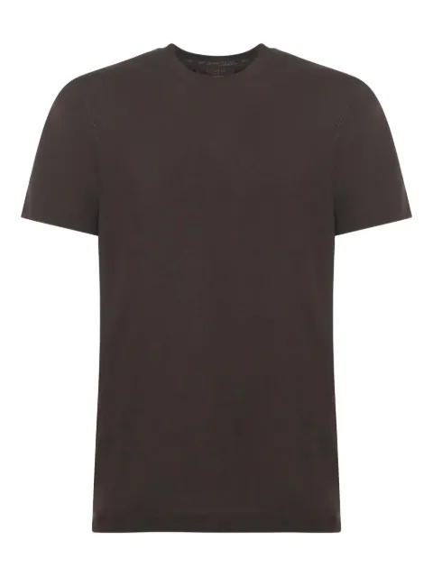 Zanone cotton T-shirt Brown 815214ZG380Z1991