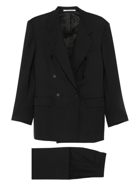 Tagliatore double-breasted tailored blazer Black TLORELEY19BEI150166