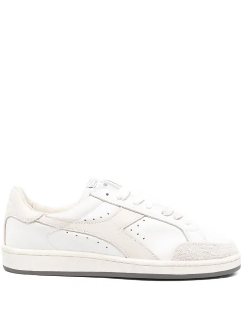 Diadora perforated panelled leather sneakers White 201182230D0820