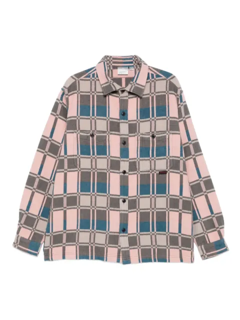 Gramicci geometric-print shirt Pink G5FMJ021