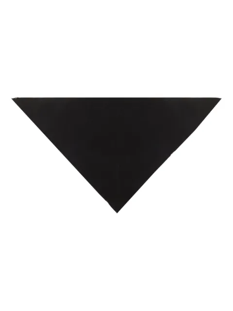 Faliero Sarti triangular cashmere scarf Black 2025117