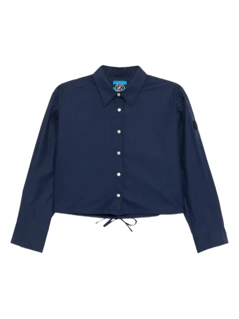 SPORT b. by agnès b. cropped long-sleeves shirt Blue C696QU9U