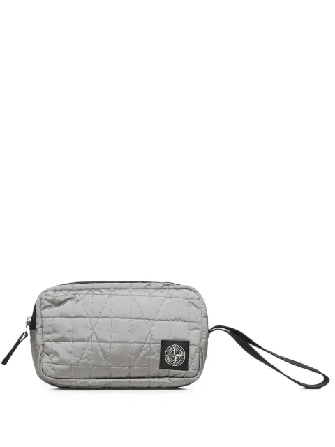 Stone Island quilted clutch bag Grey K2S159200017S0255
