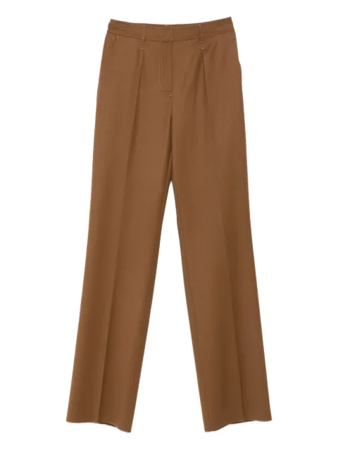 Max Mara pleat-detail trousers Neutrals 2521136032600