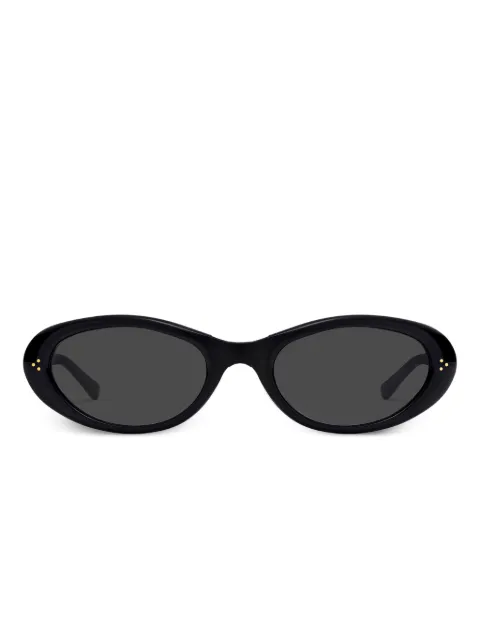 Gentle Monster Lolang 01 oval-frame sunglasses Black LOLANG01