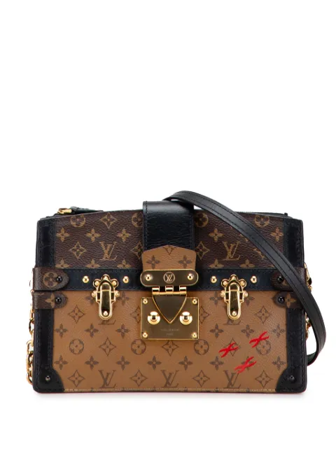 Louis Vuitton Pre-Owned 2021-2025 Monogram Reverse Trunk Clutch crossbody bag Black NK8DQROMJAY2SYIW