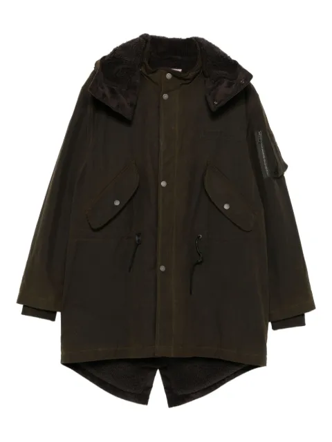 Baracuta corduroy-collar jacket Green BRCPS1131UT1998