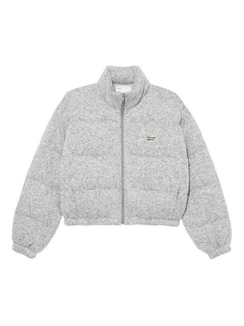CHOCOOLATE logo-embroidered puffer jacket Grey B1XDNW00500Y