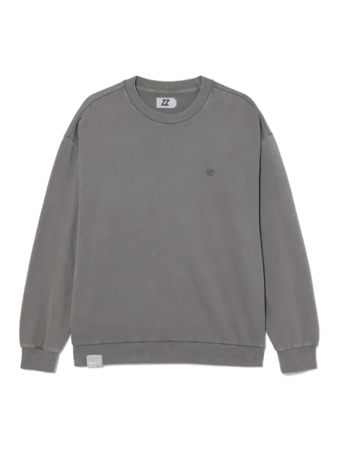 izzue logo-embroidered sweatshirt Grey IZXSWM00162X