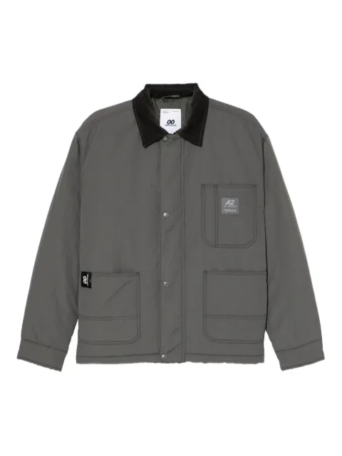 CHOCOOLATE logo-patch jacket Grey B1XJKM00111X