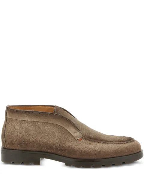 Santoni leather slip-on boots Brown MGDC17823DTRBSEYM45M45